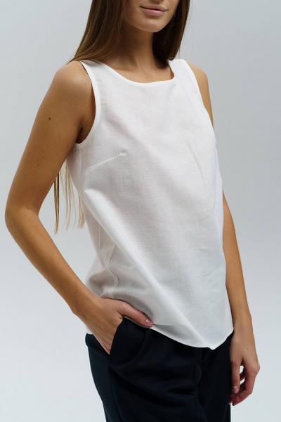 Блуза Manika Belle 302А01/1 белый - фото 2