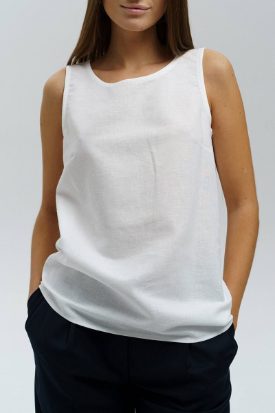 Блуза Manika Belle 302А01/1 белый - фото 1