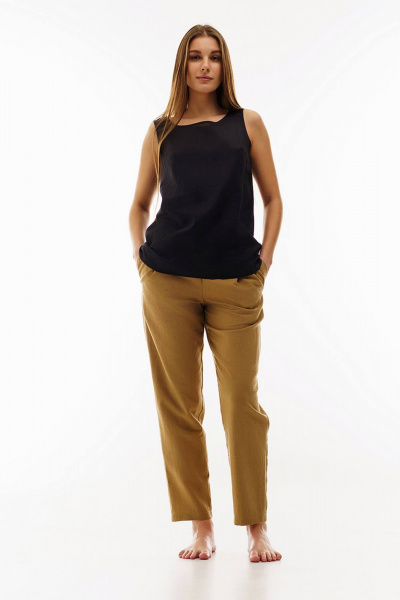 Блуза Manika Belle 302А01/2 черный - фото 4