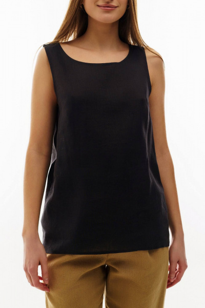 Блуза Manika Belle 302А01/2 черный - фото 2