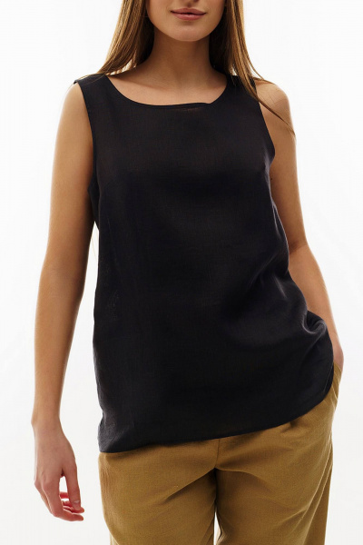 Блуза Manika Belle 302А01/2 черный - фото 1