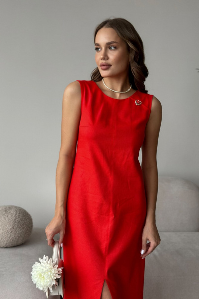 Платье Dilana VIP 1994 красный - фото 11