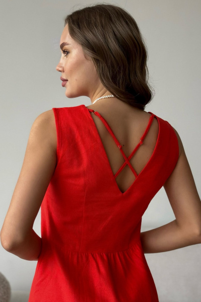 Платье Dilana VIP 1994 красный - фото 5