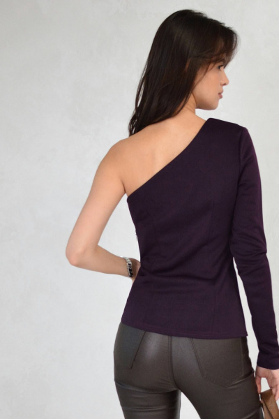 Блуза Patriciа 01-5568 баклажановый - фото 3