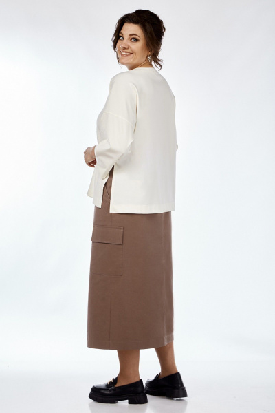 Джемпер и юбка в стиле на каждый день из трикотажа Jurimex 3084 - фото 7