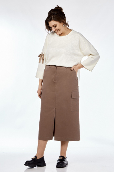 Джемпер и юбка в стиле на каждый день из трикотажа Jurimex 3084 - фото 2