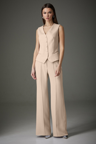 Брюки-жакет-комплект из костюмной ткани на демисезон N.O.W. 1391-1 - фото 4
