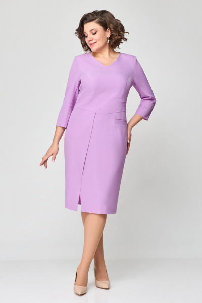 Платье Мишель стиль 1176 лиловый - фото 5