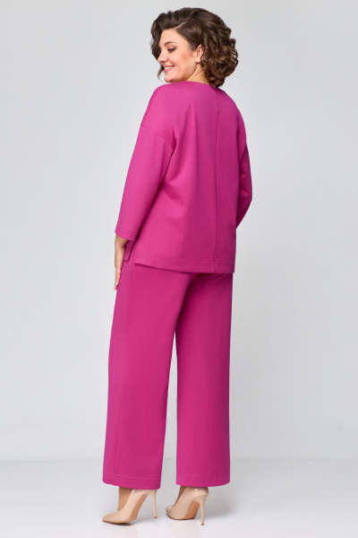 Брюки, туника Мишель стиль 1178 красно-розовый - фото 3