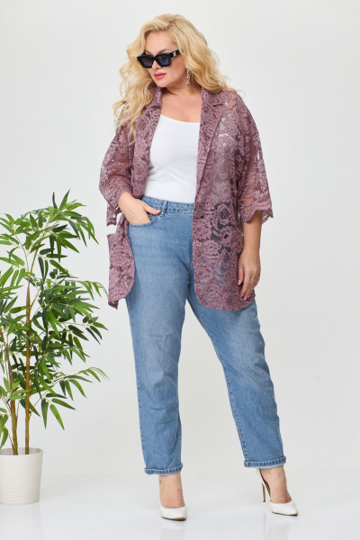 Жакет Anastasia 1006 вереск - фото 4