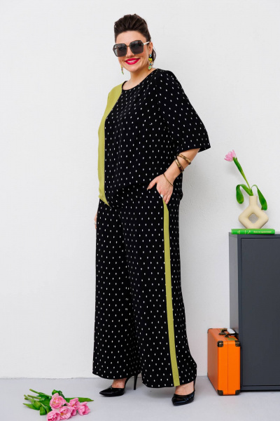 Блуза, брюки Romanovich Style 2-2491 черный - фото 4