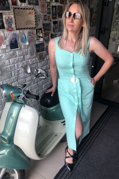 Платье Sisters Solonko М-18 мята - фото 2