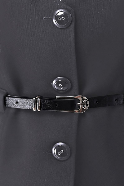 Блуза, жилет, юбка LeNata 31921 серый-с-белой-блузой - фото 7