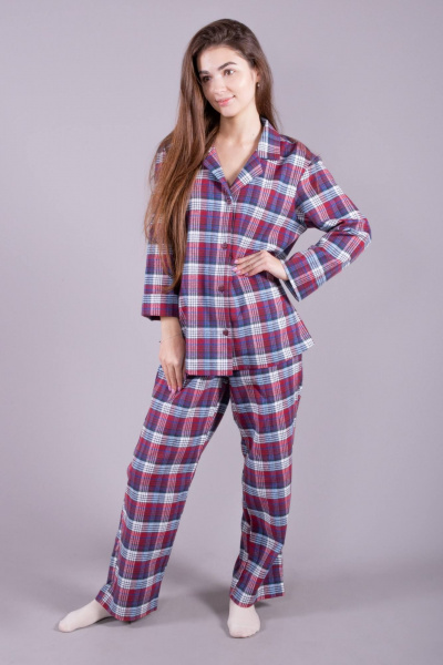 Брюки, рубашка 8 Марта 16363-3С643Д40-164 набивной - фото 1