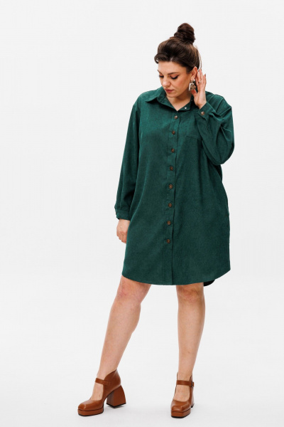 Платье Anelli 1435 зелень - фото 4