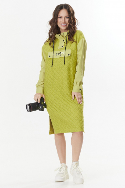 Платье Магия моды 2311 лайм - фото 5