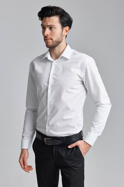 Рубашка Nadex 01-047411/104-24.182-188 белый - фото 7