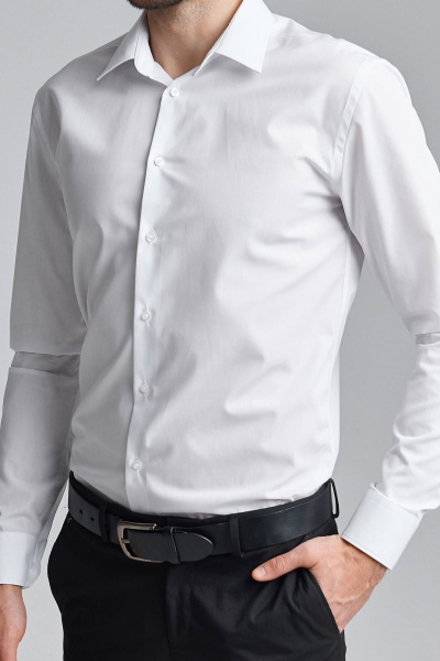 Рубашка Nadex 01-047411/104-24.182-188 белый - фото 4