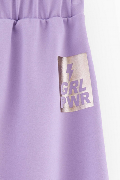 Брюки в стиле трендовой лаванды из трикотажа Bell Bimbo 240206 лиловый - фото 3