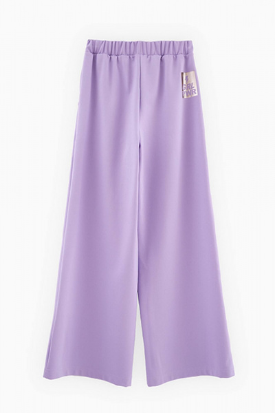 Брюки в стиле трендовой лаванды из трикотажа Bell Bimbo 240206 лиловый - фото 2