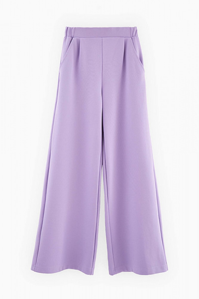 Брюки в стиле трендовой лаванды из трикотажа Bell Bimbo 240206 лиловый - фото 1