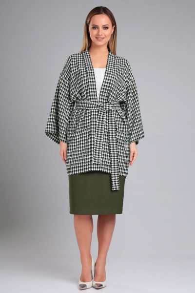 Комфортный женский комплект жакет и юбка-карандаш Angelina & Сompany 959 - фото 8