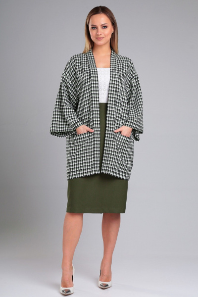 Комфортный женский комплект жакет и юбка-карандаш Angelina & Сompany 959 - фото 3