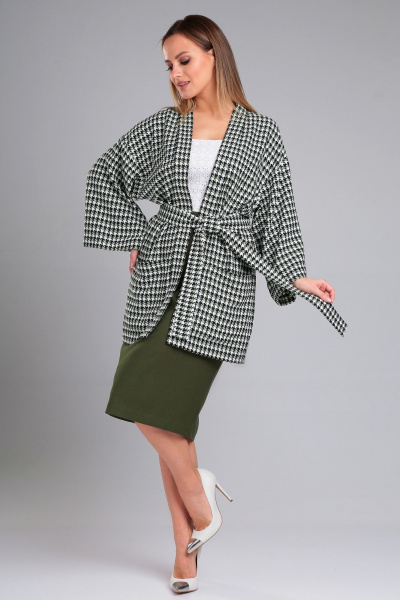 Комфортный женский комплект жакет и юбка-карандаш Angelina & Сompany 959 - фото 1