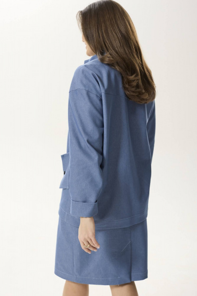 Жакет Ma Сherie 1070 голубой - фото 2