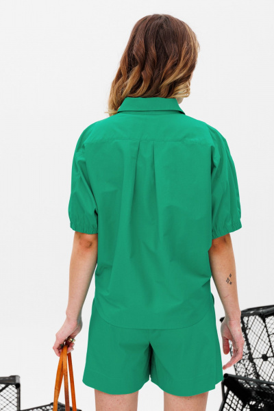 Блуза, шорты KOKOdea 2.12 изумруд - фото 11