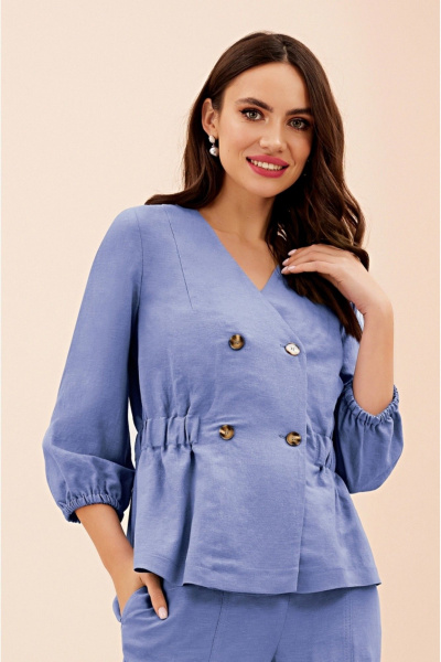 Брюки, жакет Lissana 4880 фиалковый - фото 8