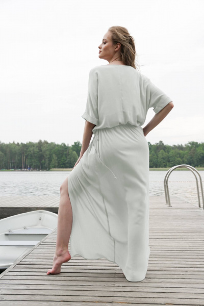 Платье MAX 4-076 молоко - фото 2