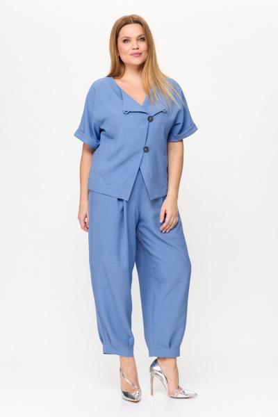 Брюки, жакет Michel chic 1337/1 деним - фото 3