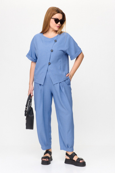 Брюки, жакет Michel chic 1337/1 деним - фото 1