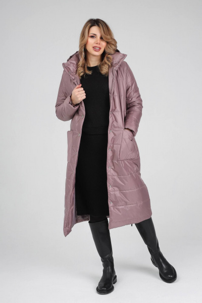 Пальто IUKONA 6030 лиловый - фото 6
