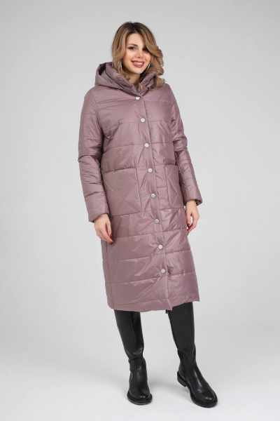 Пальто IUKONA 6030 лиловый - фото 1