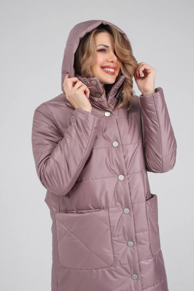 Пальто IUKONA 6030 лиловый - фото 2