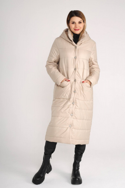 Пальто IUKONA 6030 бежевый - фото 1