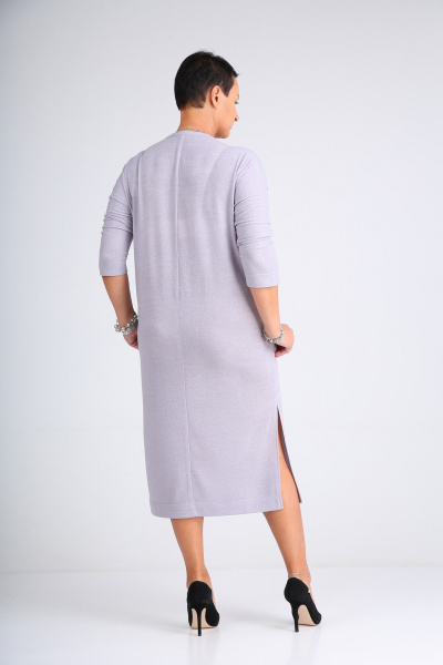 Платье ZigzagStyle 408 серый - фото 4