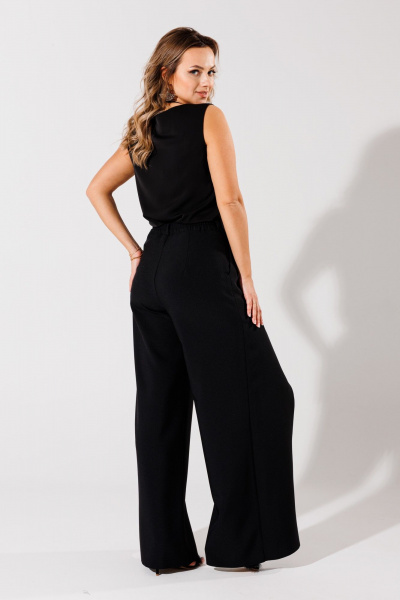 Блуза Anelli 1440 черный/глянец - фото 5