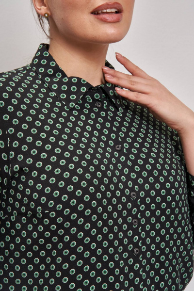 Рубашка Демисезонная прямого силуэта из вискозы Femme & Devur 71043 2.33BF(170) - фото 3