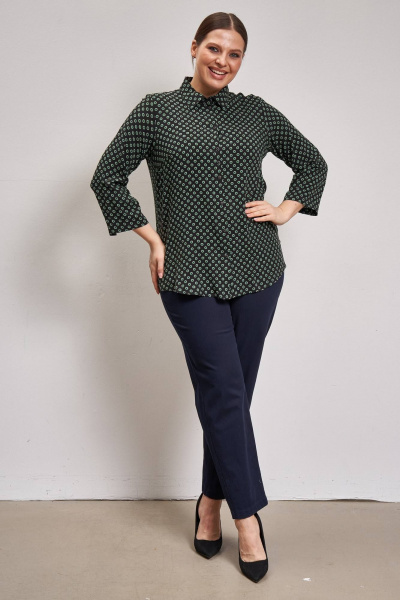 Рубашка Демисезонная прямого силуэта из вискозы Femme & Devur 71043 2.33BF(170) - фото 2