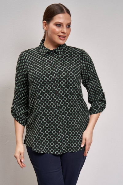 Рубашка Демисезонная прямого силуэта из вискозы Femme & Devur 71043 2.33BF(170) - фото 1