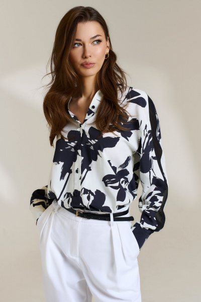 Блуза DILIA 0838 мультидизайн - фото 2