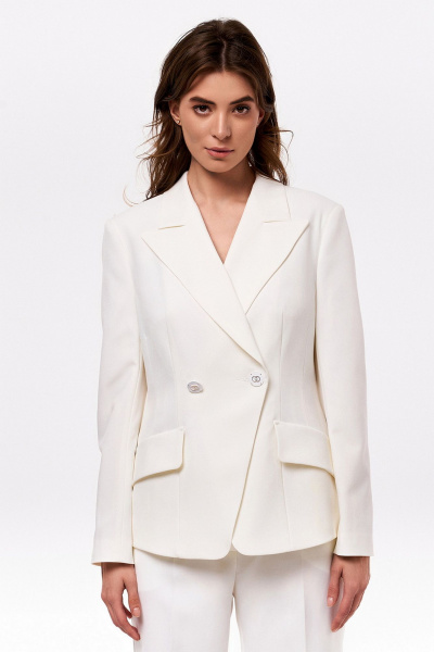 Жакет KaVaRi 6004 молочный - фото 6