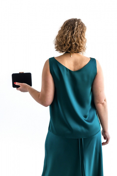 Блуза Ollsy 02090 бирюза - фото 4