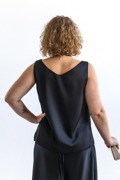 Блуза Ollsy 02090 черный - фото 4