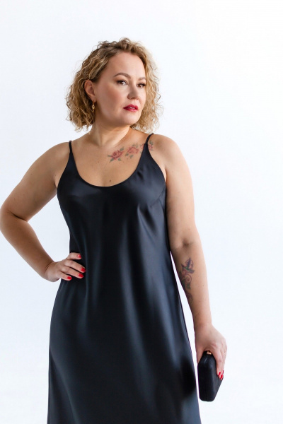 Платье Ollsy 01661 черный - фото 3