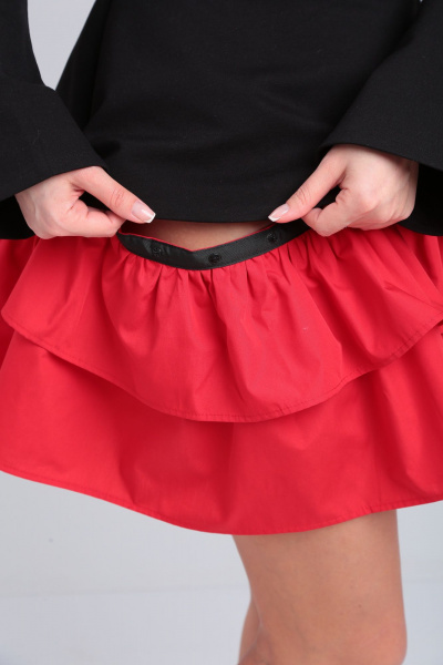 Платье Immi 2041 черный-красный - фото 10