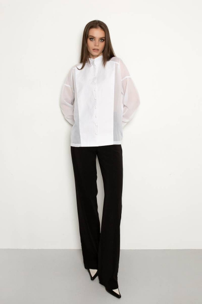 Блуза AURA otd 2053-Р белый - фото 1